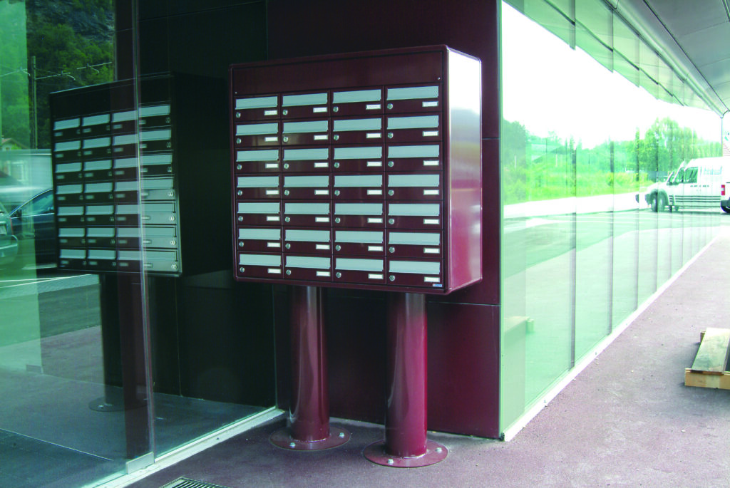 Freistehende Brieffachanlagen nach EN-Norm 13724