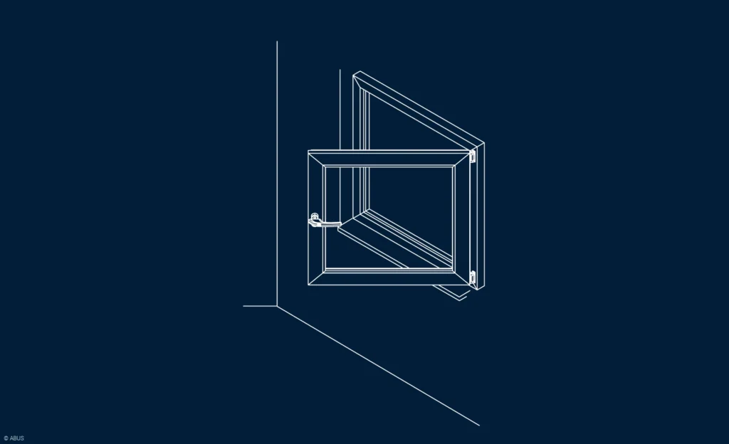 Fenstersicherungen bei EINFLÜGELIGE FENSTER
Bei einem regulären einflügeligen Fensters empfiehlt es sich - je nach Größe und Beschaffenheit - bis zu drei Sicherungen zu installieren, um einen umfassenden Schutz vor Einbruch zu gewährleisten.