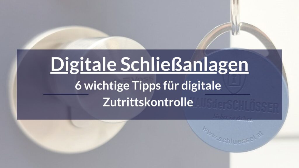 Digitale Schließanlagen: Wichtige Aspekte der Zutrittskontrolle Digitale Zutrittskontrolle: Langfristige Investition mit Mehrwert Haben Sie vor, eine digitale Schließanlage zu kaufen? Das ist eine sehr gute Entscheidung, denn damit sind Sie wirklich sicher und profitieren von vielen Vorteilen. Mit nur wenigen Klicks können Sie individuelle Schließpläne erstellen, Zugangsrechte schnell erteilen oder entziehen und bei Verlust eines Schlüssels diesen einfach sperren, um die Sicherheit sofort wiederherzustellen. Trotzdem gibt es einige Dinge, die Sie beachten sollten, da eine digitale Zutrittskontrolle eine langfristige Investition ist, die nicht so einfach wie ein Smartphone ersetzt werden kann. In diesem Blog Beitrag zeigen wir Ihnen Tipps, die Ihnen helfen, wichtige Aspekte bei der Auswahl einer digitalen Schließanlage zu berücksichtigen.