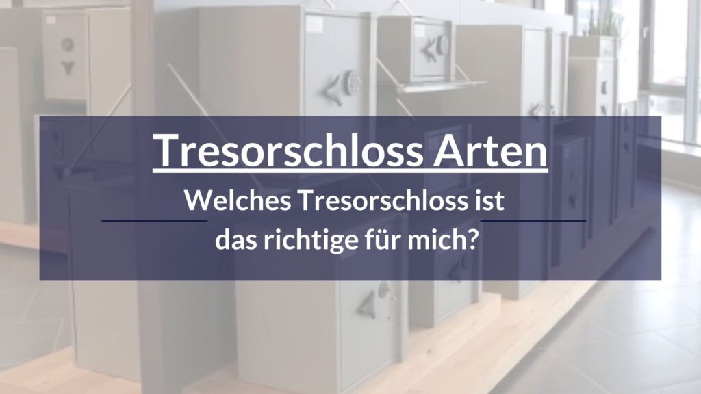 Sicherheit beginnt mit der richtigen Wahl: Welches Tresorschloss passt zu Ihnen? Entdecken Sie die verschiedenen Tresorschlossarten und finden Sie heraus, welches Ihren Bedürfnissen am besten entspricht. Ob klassisches Schlüsselschloss, modernes Zahlenschloss oder ein elektronisches Modell – wir informieren Sie umfassend über die Vor- und Nachteile, damit Sie eine fundierte Entscheidung treffen können. Elektronische Zahlenschlösser sind dabei der aktuelle Trendsetter. Lassen Sie sich von unseren Expertentipps leiten und sorgen Sie für maximale Sicherheit in Ihren vier Wänden.